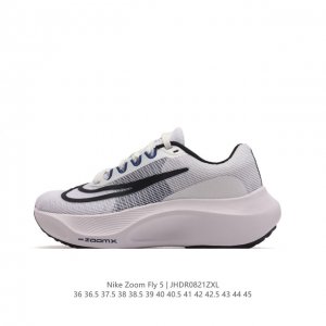 耐克 Nk Zoom Fly 5 耐克超弹轻盈运动跑步鞋 #鞋款搭载 Flyknit 材料 打造出众弹性 易于穿脱。采用react技术 轻盈耐穿泡绵打造,铸就出