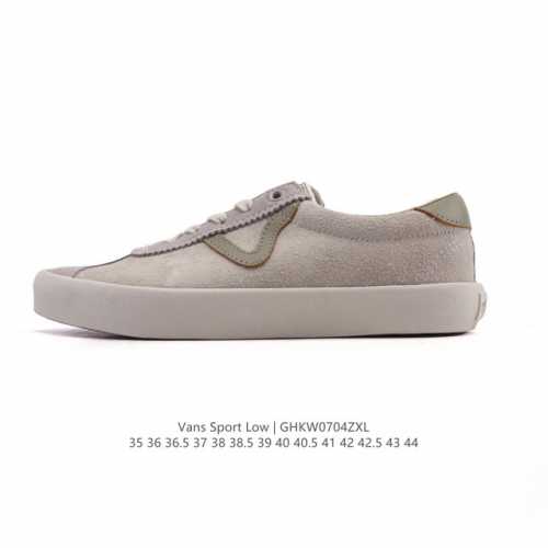 Vans 万斯 范斯Vans Sport Low运动系列复古低帮硫化滑板板鞋 经典低帮运动休闲鞋滑板鞋帆布鞋 男女鞋真标硫化工艺，原装铝楦数据开发鸟嘴楦型版本夏