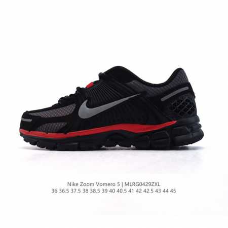 nike 耐克夏季 Zoom Vomero 5 运动鞋休闲训练跑步鞋。Nike Zoom Vomero 5 男女子运动鞋妥帖包覆足部，提供透气支撑效果。耐穿材料 - 点击图像关闭