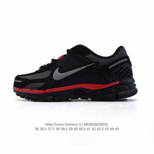 nike 耐克夏季 Zoom Vomero 5 运动鞋休闲训练跑步鞋。Nike Zoom Vomero 5 男女子运动鞋妥帖包覆足部，提供透气支撑效果。耐穿材料