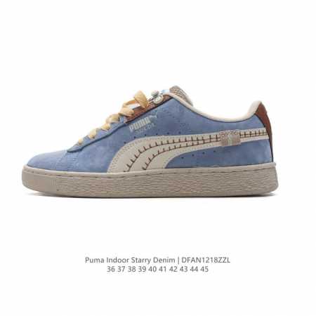Puma 彪马 官方正品indoor Og男女同款复刻经典低帮休闲轻便板鞋 彪马 Puma Indoor Starry Denim 提供了丰富的配色和材质选择, - 点击图像关闭
