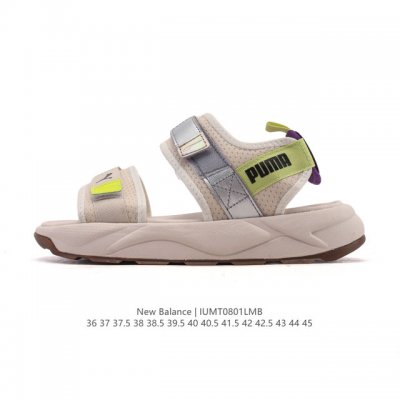 Puma 彪马 #采用尼龙织带条魔术贴调节设计#发泡轻量缓震Eva中底及耐磨防滑橡胶外底男女神宣美同款，夏日新品Puma 彪马 Rs-Sandal Lri 百搭