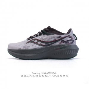 220 【公司级】Saucony 索康尼 Triumph系列 胜利 21代 中性跑鞋 强缓震跑步鞋轻便男女款厚度增高跑鞋透气运动老爹鞋子，是来自美国的专业跑鞋品