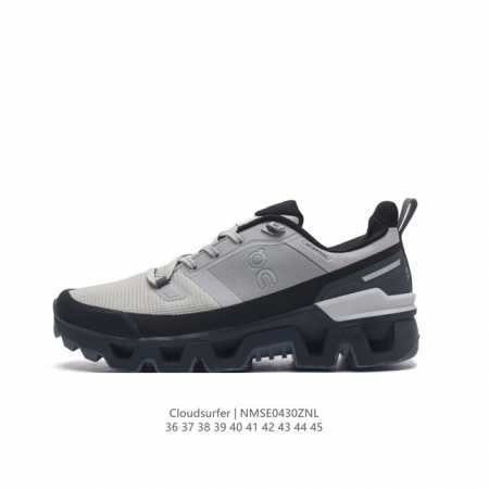 On 昂跑 Cloudsurfer 训练型缓震 防滑透气 低帮轻量跑步鞋 Cloudflyer 4运动鞋老爹鞋。On昂跑cloudsurfer的中底 ，采用了全 - 点击图像关闭