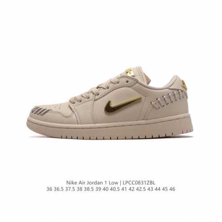 耐克 乔丹air Jordan 1 Low Aj1 乔1 乔丹1代aj1 小金勾√ 编织细节 低帮复古文化休闲运动篮球鞋。该鞋款从 1985 年元年款汲取设计灵 - 点击图像关闭