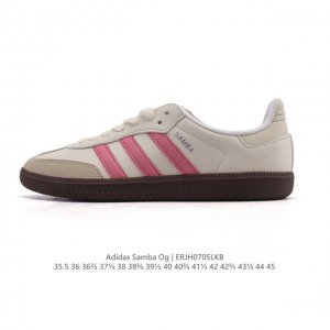 性价比版本 头层皮 阿迪达斯 德训鞋 Adidas Originals Samba Og Shoes 经典运动鞋小白鞋 T头鞋 男女士板鞋 彰显休闲摩登风情的时