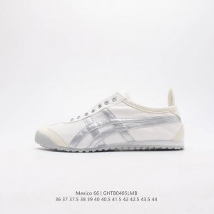 Asics 亚瑟士 男女鞋真标半码制 日产经典老牌-鬼塚虎 Onitsuka Tiger Mexico 66经典墨西哥系列复古经典百搭板鞋休闲运动鞋慢跑鞋 采用