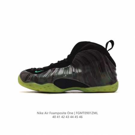 公司级 耐克nike Air Foamposite One 时尚运动鞋潮篮球鞋，是一双内场的后卫战靴，97年1月份首期发行，使用foamposite一次成型的喷 - 点击图像关闭