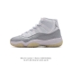 耐克乔丹11代 Nike Air Jordan 11 Retro 中高帮复刻男女士运动鞋 AJ11代经典设计，深受球员与球迷喜爱。Jordan 乔丹 采用漆皮牛