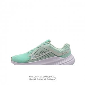耐克nike Air Quest 5 卡贾透质轻气休运闲 透气轻盈缓震跑步鞋，Nike Quest 5 男子透气轻盈缓震跑步鞋采用匠心设计，助你心愿成真。这款跑