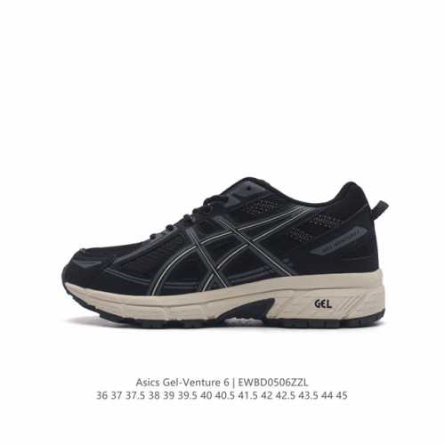Asics 亚瑟士 Gel-Venture 6 系列城市休闲运动跑步鞋时尚复古男女鞋 老爹鞋 Gel- Venture6跑鞋是越野跑者的多功能选择。专为喜欢户外