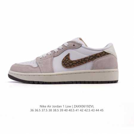 耐克 乔丹Air Jordan 1 Low Aj1 乔1 乔丹1代Aj1 低帮复古文化休闲运动篮球鞋。从1985 年面世的元年款汲取设计灵感，采用简洁大方的经典 - 点击图像关闭