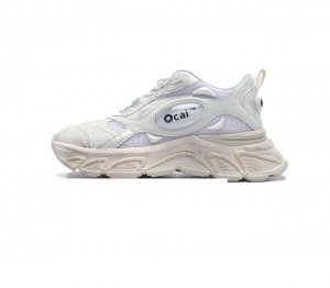 国潮新品 Ocai 复古鞋 Ocaiproduct 慢跑鞋 时尚休闲男女士运动鞋 厚底增高老爹鞋 这双鞋最近火了 整体上 不挑性别和穿搭 灰白的主色调 配长裤