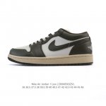 耐克 乔丹Air Jordan 1 Low Aj1 乔1 乔丹1代Aj1 低帮复古文化休闲运动篮球鞋，从1985 年面世的元年款汲取设计灵感，采用简洁大方的经典