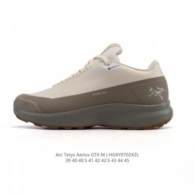 公司级 始祖鸟 Arc’Teryx Aerios Gxt登山靴 防水加强版男士系列加强版户外防水帮登山鞋徒步鞋 轻量支撑长距离越野跑鞋 轻便透气户外运动鞋 耐磨