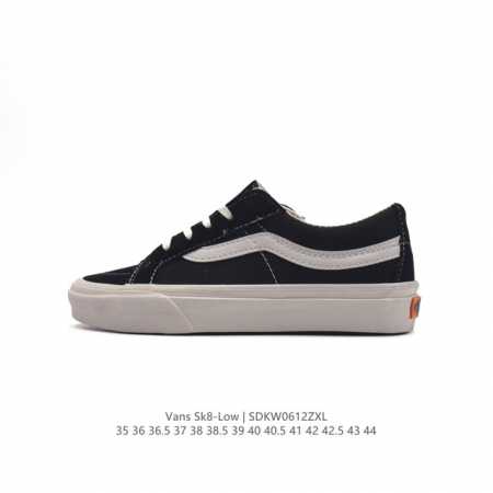 万斯 Vans Sk8-Low 经典款 小红书爆款低帮休闲帆布硫化板鞋 工艺：硫化1:1 重量1:1、真标、原钢印、材质标、鞋型标、合格证 尺码：35 36 3 - 点击图像关闭