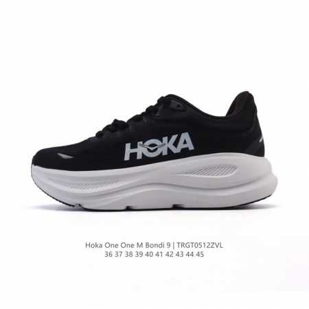 公司级 Hoka畅行无阻 Hoka One One Bondi 9 舒适百搭耐磨轻便 低帮跑步鞋 男女款。Bondi 9 最显著的变化在于其鞋底单元，原本扎实可 - 点击图像关闭