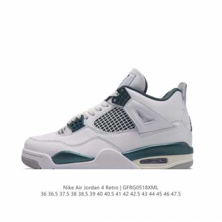 耐克 Nike Air Jordan 4 Retro Og迈克尔 乔丹aj4代乔4 中帮复古休闲运动文化篮球鞋。秉承轻量化的速度型篮球鞋设计思想完成设计，降低重 - 点击图像关闭