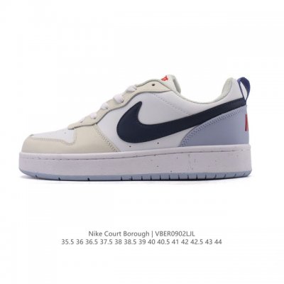 耐克 Nike Court Borough Low 2 Gs 小空军 低帮百搭透气休闲运动板鞋男鞋。经典耐用的设计，兼顾舒适脚感和出众风范，演绎匠心之作。结构性