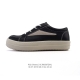公司级 Rick Owens 复古百搭 时尚 舒适透气 耐磨 休闲鞋 市售最高版本 Rick Owens 瑞克 欧文斯 粗鞋带 低帮高街休闲运动板鞋 原鞋开发