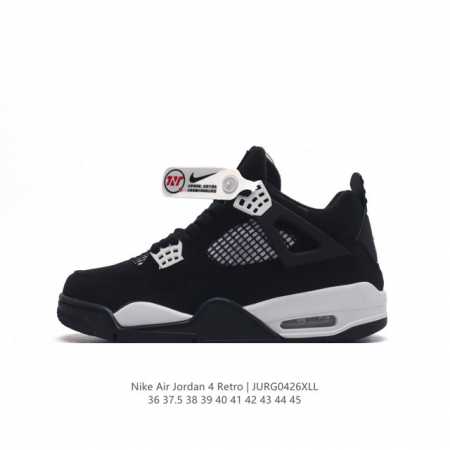 耐克 Nike Air Jordan 4 Retro Og迈克尔 乔丹aj4代乔4 中帮复古休闲运动文化篮球鞋。秉承轻量化的速度型篮球鞋设计思想完成设计，降低重 - 点击图像关闭