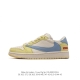 公司级aj1倒勾travis Scott X Air Jordan 1 ” Reverse Mocha “ Aj1乔1 Ts 闪电 联名倒钩 低帮文化篮球鞋 完