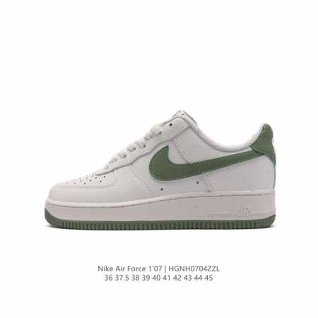 耐克 Nike Air Force 1 '07 Low 空军一号含气垫 低帮百搭厚底增高休闲运动板鞋。柔软、弹性十足的缓震性能和出色的中底设计，横跨复古与现代的 - 点击图像关闭