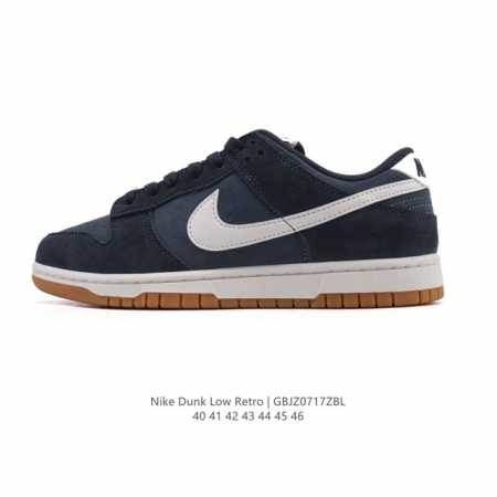 真标 耐克 Nike Sb Dunk Low Pro 男女同款运动鞋复古板鞋。采用柔软皮革鞋面，经久耐穿，塑就如元年款 Dunk 般的复古质感。鞋头透气孔，搭配 - 点击图像关闭
