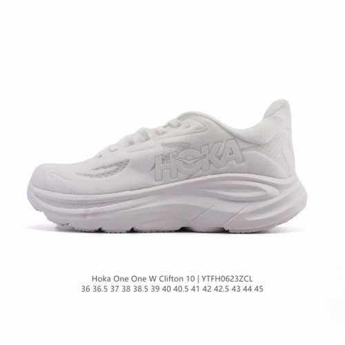 新款 Hoka One One 推出升级 Clifton 10 克利夫顿10代 男女士休闲跑步鞋轻量缓震运动鞋。Hoka One One的Clifton克利夫顿