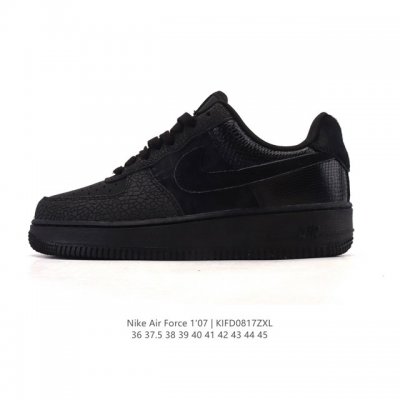 耐克 Nike Air Force 1 '07 Low 空军一号含气垫 小白鞋 2025年新款 低帮百搭厚底增高休闲运动板鞋。柔软、弹性十足的缓震性能和出色的中