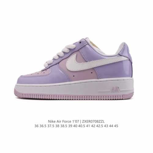 真标 耐克 Nike Air Force 1 '07 Low 空军一号含气垫 小白鞋 低帮百搭厚底增高休闲运动板鞋。柔软、弹性十足的缓震性能和出色的中底设计，横
