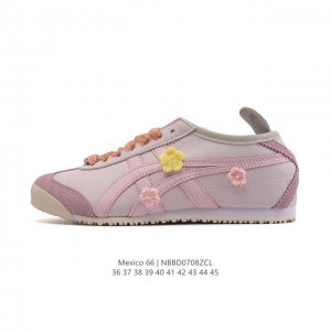 真标 Asics 亚瑟士 男女鞋 配足弓鞋垫 日产经典老牌-鬼塚虎 Onitsuka Tiger Mexico 66经典墨西哥系列复古经典百搭板鞋休闲运动鞋慢跑