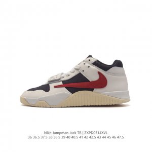 真标 Travis Scott 的 Jordan Jumpman Jack 训练鞋“Taupe Haze”亮相 Nike 耐克 新款jumpman 乔丹缓震运动