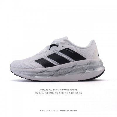 新品 Adidas 阿迪达斯新款Adidas Adistar 3 舒适防滑耐磨 低帮.厚底增高老爹鞋 马拉松耐磨运动跑步鞋，Adistar 3 超过40Mm的