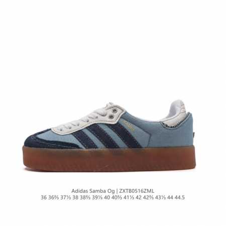 阿迪达斯 德训鞋 Adidas Originals Samba Og Shoes 经典运动鞋小白鞋 T头鞋 男女板鞋 彰显休闲摩登风情的时尚经典鞋。它诞生于50 - 点击图像关闭