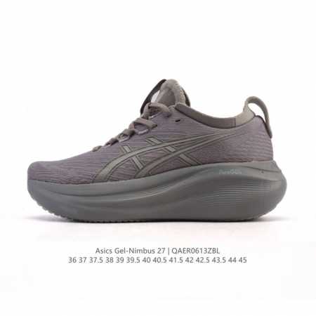 公司级 Asics亚瑟士升级Gel-Nimbus 27男女款跑鞋透气缓震回弹跑鞋N27跑步鞋该鞋款专为提高跑者舒适度和运动表现而设计，搭载了新型鞋面材料和更强的 - 点击图像关闭