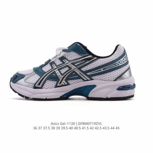 Asics 亚瑟士 新款情侣健步减震复古鞋Gel-1 男女时尚透气运动潮流耐磨休闲鞋 。选用网眼与皮革相接，复古而富有层次感。网布搭配银色金属感线条，虎爪 Lo
