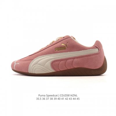 公司级 Puma Speedca Og 彪马极速赛车系列低帮德训风拼接复古百搭休闲运动赛车鞋 鞋款从80、90年代赛车手所穿的防火赛车鞋为原型，鞋身线条模仿了赛