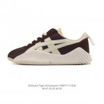 新品 Onitsuka Tiger Acromount是鬼塚虎品牌推出的复古风格休闲运动鞋，设计灵感源自20世纪70年代的钉底田径鞋，结合现代舒适科技。材质：皮