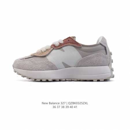 160 【真标】Nb 新百伦 New Balance 327系列复古休闲运动慢跑鞋时尚女运动鞋 以更纯粹的复古风格设计打造的全新造型 侧身还以解构设计，将 N - 点击图像关闭