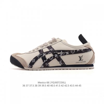 公司级 真标 Asics 亚瑟士 男女鞋 配足弓鞋垫 日产经典老牌-鬼塚虎 Onitsuka Tiger Mexico 66经典墨西哥系列复古经典百搭板鞋休闲运