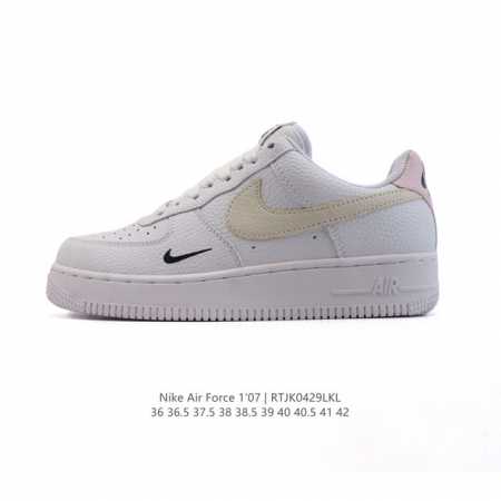 耐克 Nike Air Force 1 '07 Low 空军一号含气垫 小白鞋 低帮百搭厚底增高休闲运动板鞋。柔软、弹性十足的缓震性能和出色的中底设计，横跨复古 - 点击图像关闭