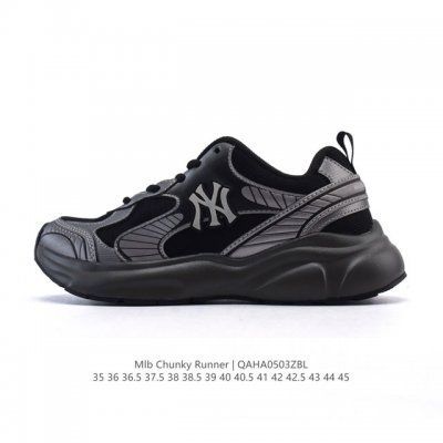 公司级 全新2025年新款，Ny美国榄球洋基队New York Yankees X Mlb Chunky Runner Liner 莱纳系列低帮厚底老爹风透气舒