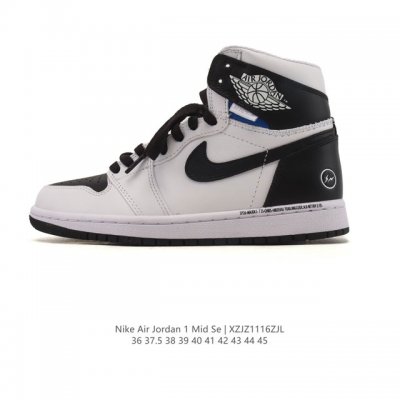 公司级 耐克 Nike Air Jordan 1 Mid 男女子篮球鞋时尚轻盈板鞋Aj1乔1运动鞋 乔丹一代 高帮复古休闲篮球鞋 。Air Jordan 1 M