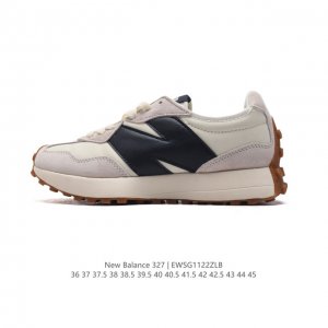 真标 Nb 新百伦 New Balance 327系列复古休闲运动慢跑鞋时尚男女运动鞋 以更纯粹的复古风格设计打造的全新造型 侧身还以解构设计，将 N 字标志以