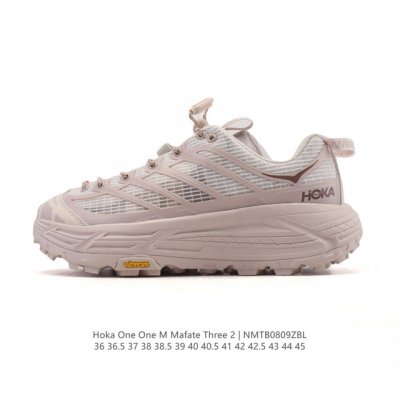 公司级 Hoka One One Mafate Three 2 男女子跑步鞋 越野跑新配色！采用 Mafate Speed 2 缓冲性良好的底部单元，搭载有快速