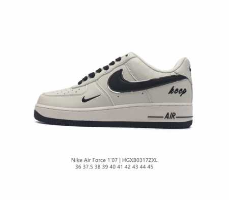 头层皮 耐克 Nike Air Force 1 07 空军一号 Af 1 低帮 厚底增高百搭 休闲运动板鞋 柔软 弹性十足的缓震性能和出色的中底设计 横跨复古与 - 点击图像关闭