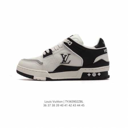 路易威登louis Vuitton Lv路易威登板鞋 时尚厚底增高运动鞋 潮男女鞋 舒适防滑底和百搭性霸屏整个时尚娱乐圈，细节调整完美主义！鞋面采用专柜zp一致 - 点击图像关闭