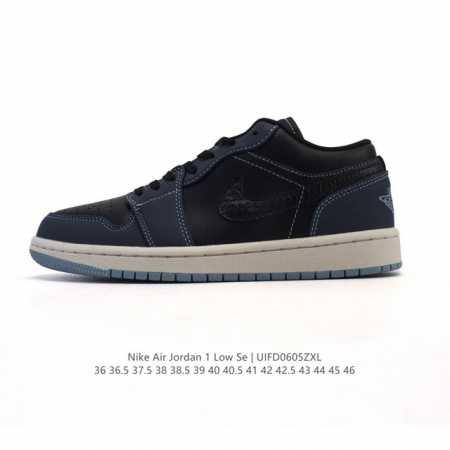 耐克 乔丹Air Jordan 1 Low Aj1 乔1 乔丹1代Aj1 低帮复古文化休闲运动篮球鞋。从1985 年面世的元年款汲取设计灵感，采用简洁大方的经典 - 点击图像关闭