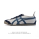 真标 亚瑟士 Onitsuka Tiger Mexico 66 Slip On 鬼冢虎复古时尚 舒适透气皮革鞋面耐磨防滑 休闲运动跑步鞋 虎底采用磨耐防橡滑胶底